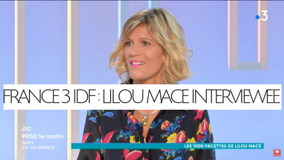 France 3 Ile De France : Lilou Macé sur la plateau !