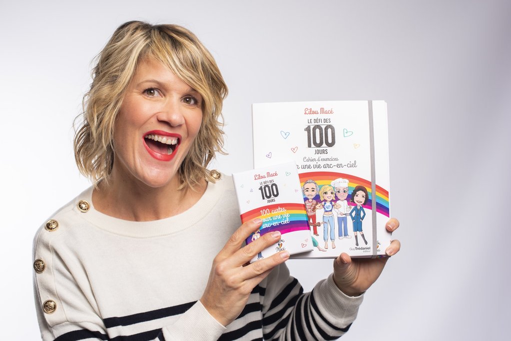 Pack High Vibes : 1 Cahier du Défi Arc-en-ciel + 100 cartes Arc-en-ciel + 1 Carnet Aquamarine + 1 Bracelet en Cornaline OFFERT