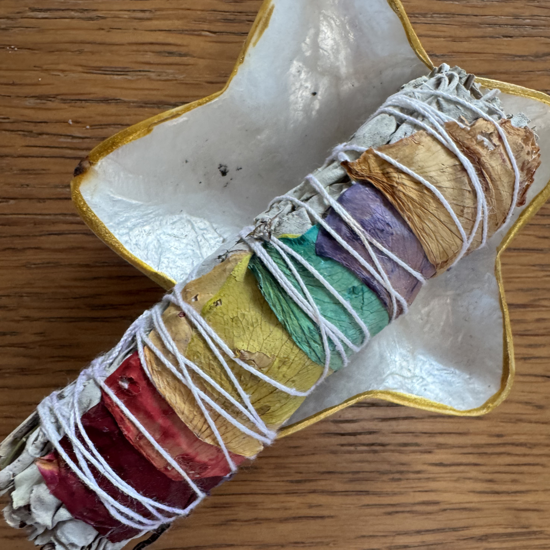 Bâton de Sauge Blanche 7 Chakras — 10 cm