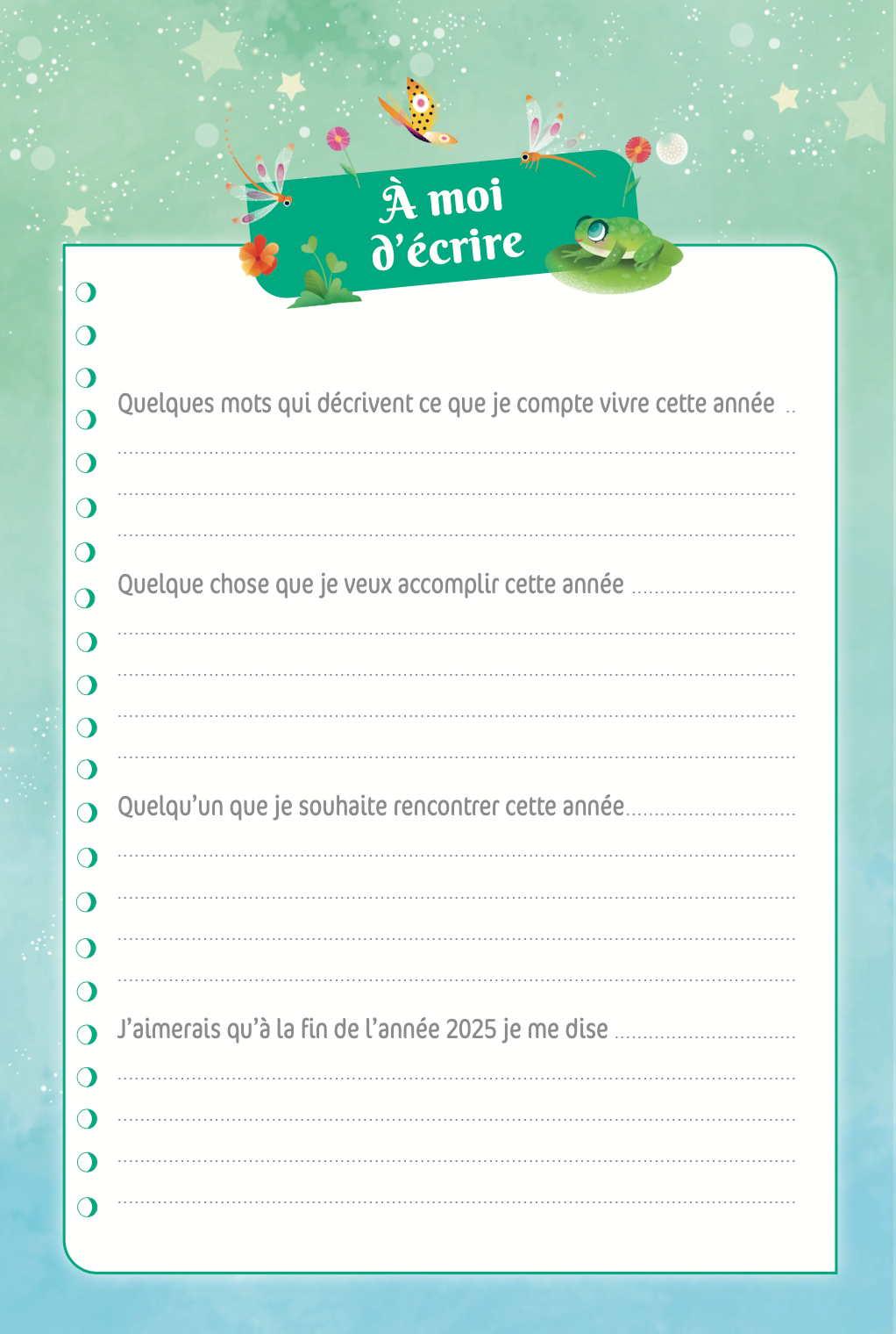 Mon année Arc-en-ciel - Agenda Lilou la Licorne 2024-2025