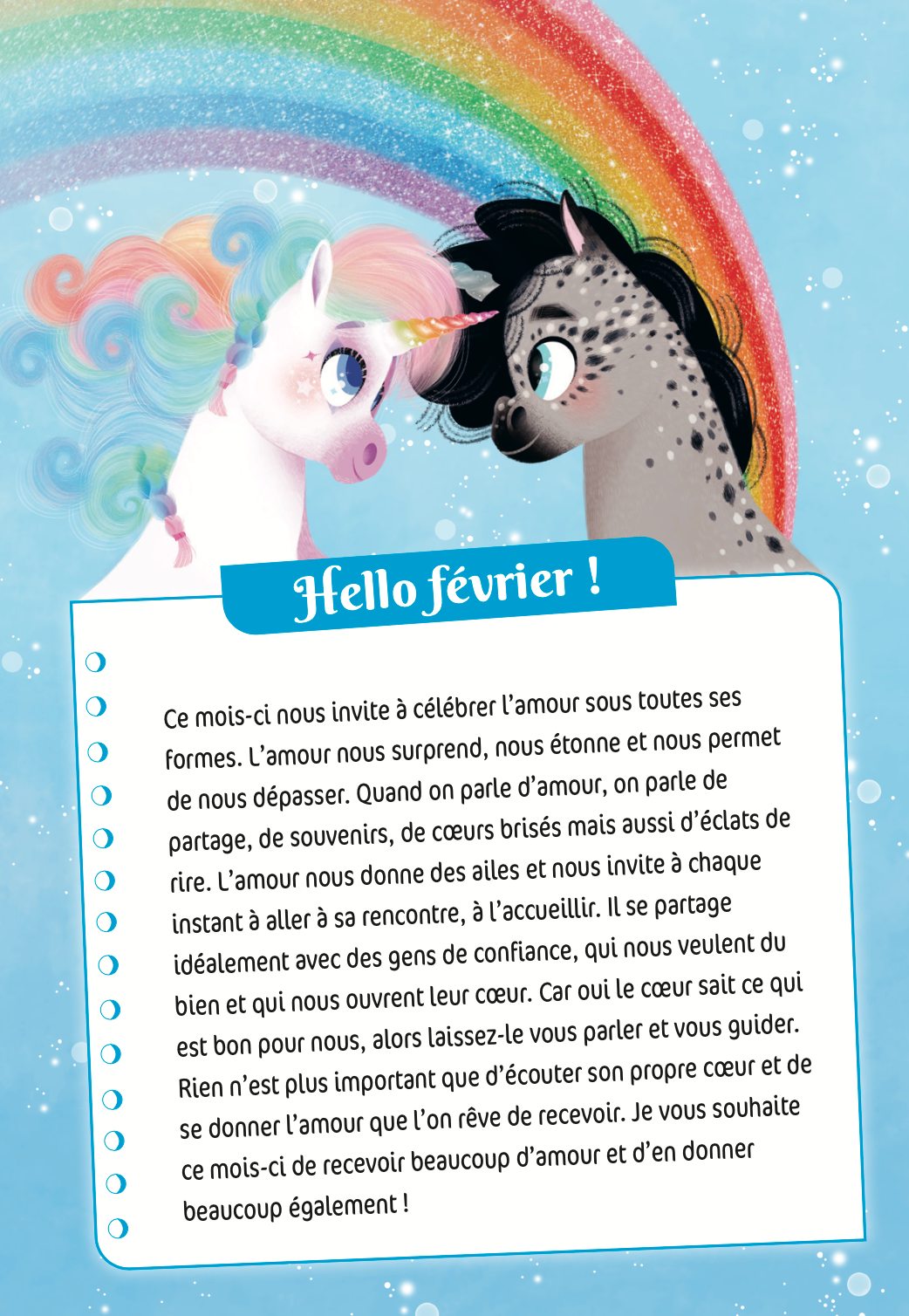 Mon année Arc-en-ciel - Agenda Lilou la Licorne 2024-2025