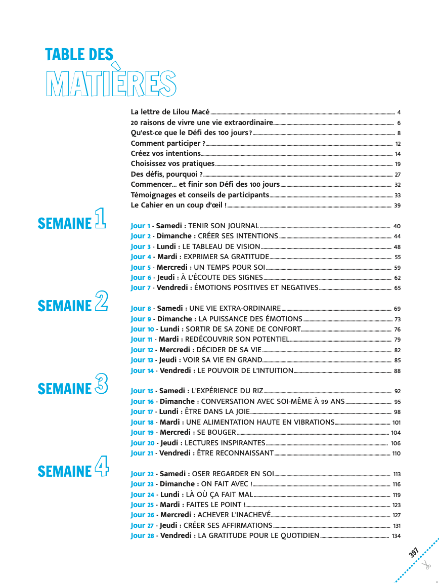PACK Cahier d'exercices du Défi des 100 jours VIE EXTRAORDINAIRE V2 + Carnet de notes