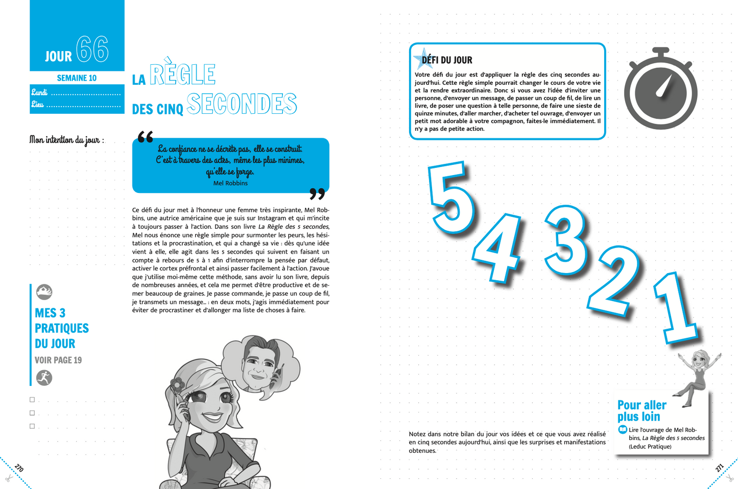 PACK Cahier d'exercices du Défi des 100 jours VIE EXTRAORDINAIRE V2 + Carnet de notes