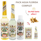 Précommande - Agua Florida - PACK PÉRU (1 grande bouteille PERU + 1 bouteille PERU 22ml + 1 spray + 1 savon + 🎁2 bâtons Palo Santo offerts)