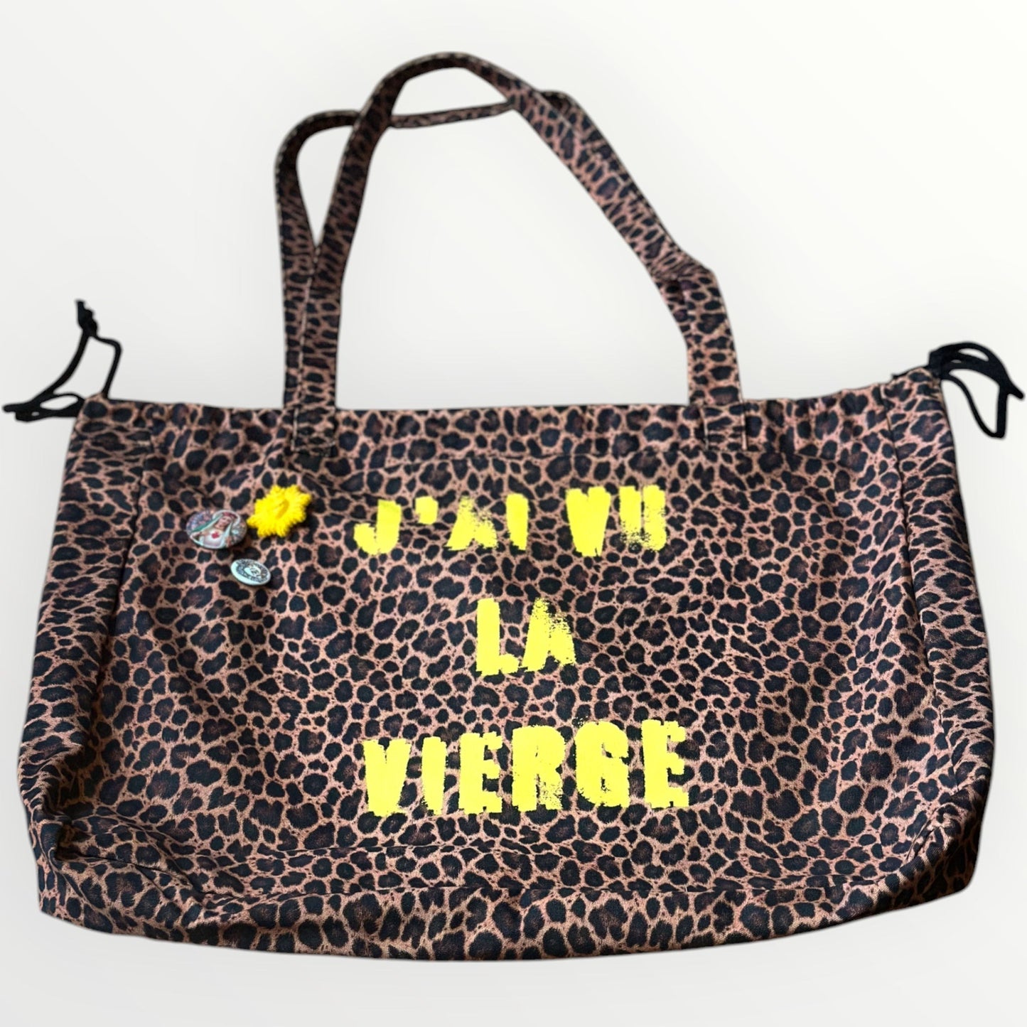 Précommande - Sac week-end XXL Léopard - J'ai vu la Vierge (2 coloris)