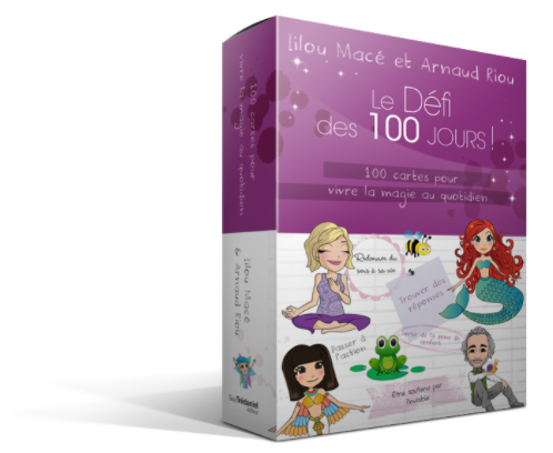 PACK Cahier d'exercices du Défi des 100 jours pour VIVRE LA MAGIE AU QUOTIDIEN + Carnet de notes + 100 cartes magie