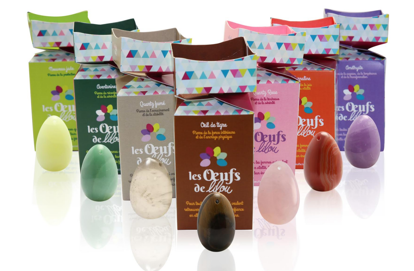 Kit complet Oeuf de Yoni Aventurine GRAND NON PERCÉ, pierre des émotives, Les Oeufs de Lilou