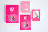 PACK Cahier d'exercices du Défi des 100 jours pour ÉVEILLER SON FÉMININ PAR LE TAO  + Carnet de notes + 100 cartes TAO de la femme