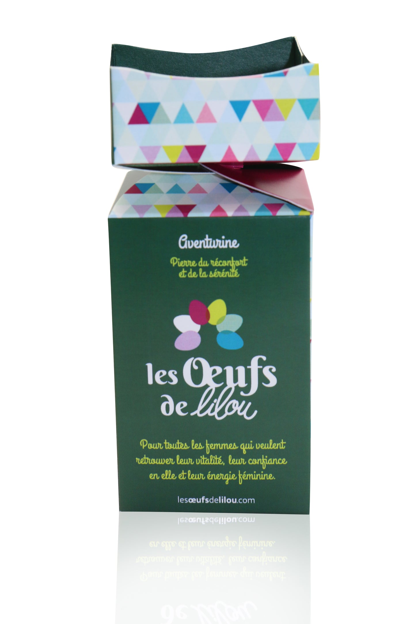 Kit complet Œuf de Yoni Aventurine GRAND PERCÉ