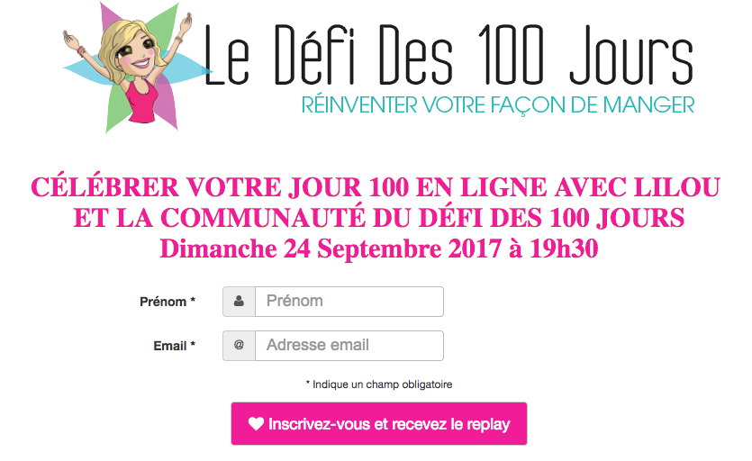 Célébrons ensemble le Défi des 100 Jours le 24 Septembre !
