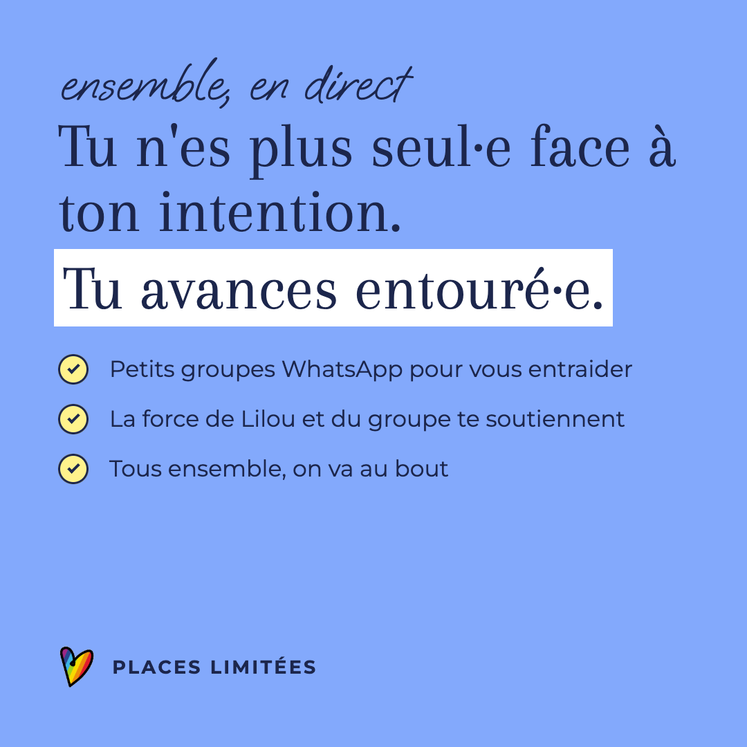 Défi des 100 Jours en direct — 5 ateliers live avec Lilou