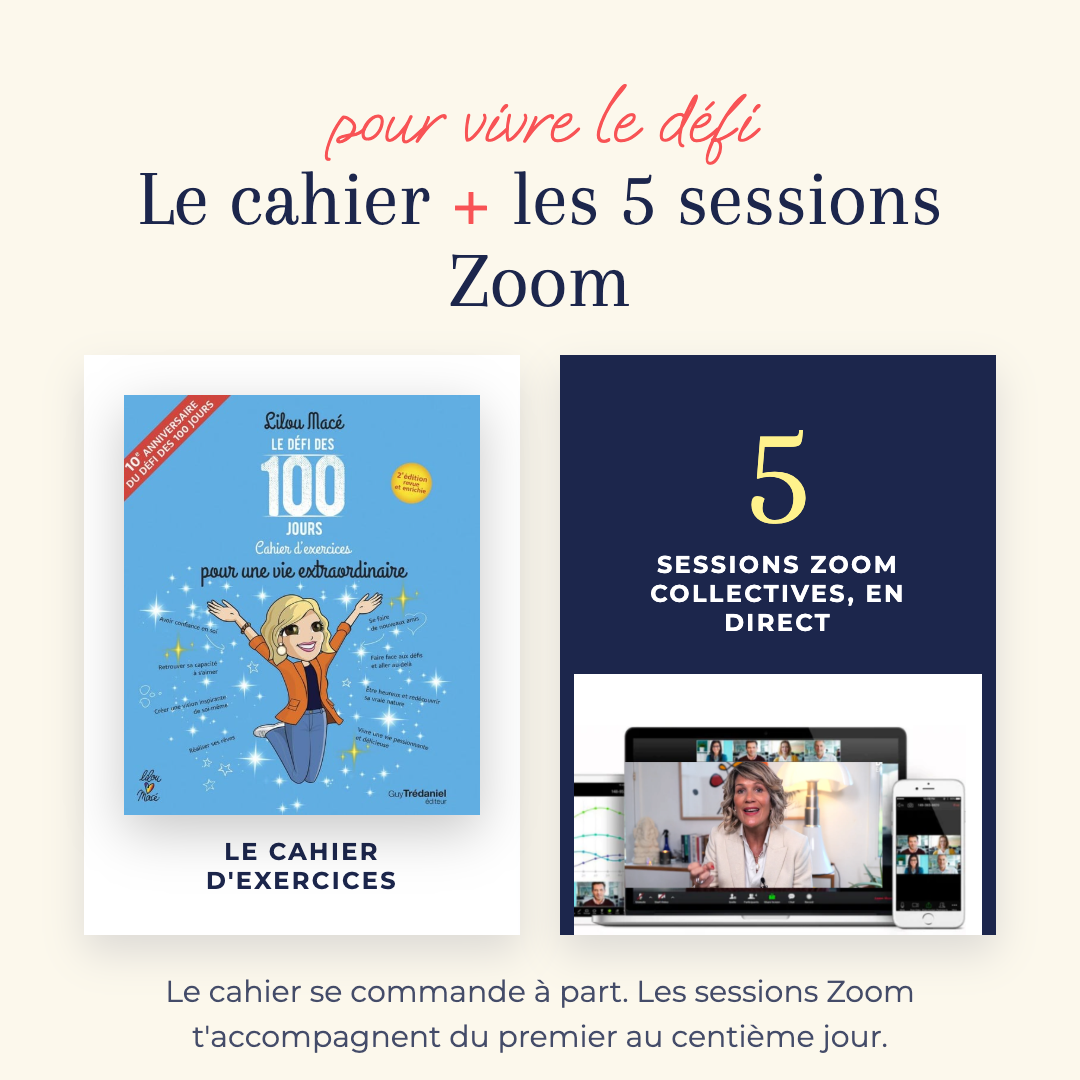Défi des 100 Jours en direct — 5 ateliers live avec Lilou