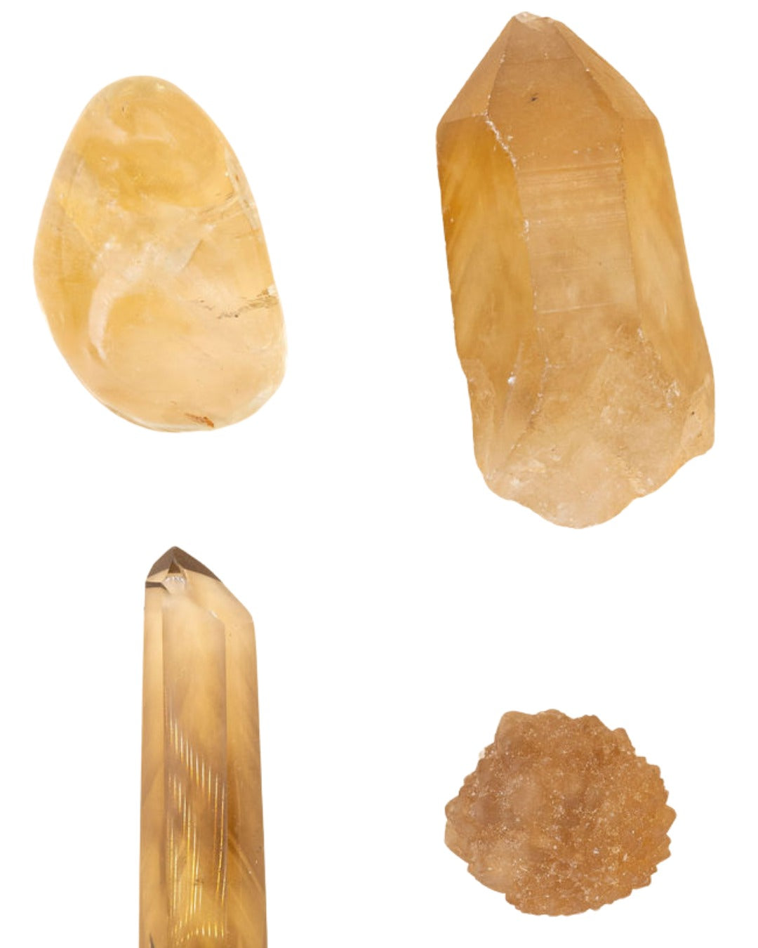 Pointe de citrine de Madagascar - vue 2