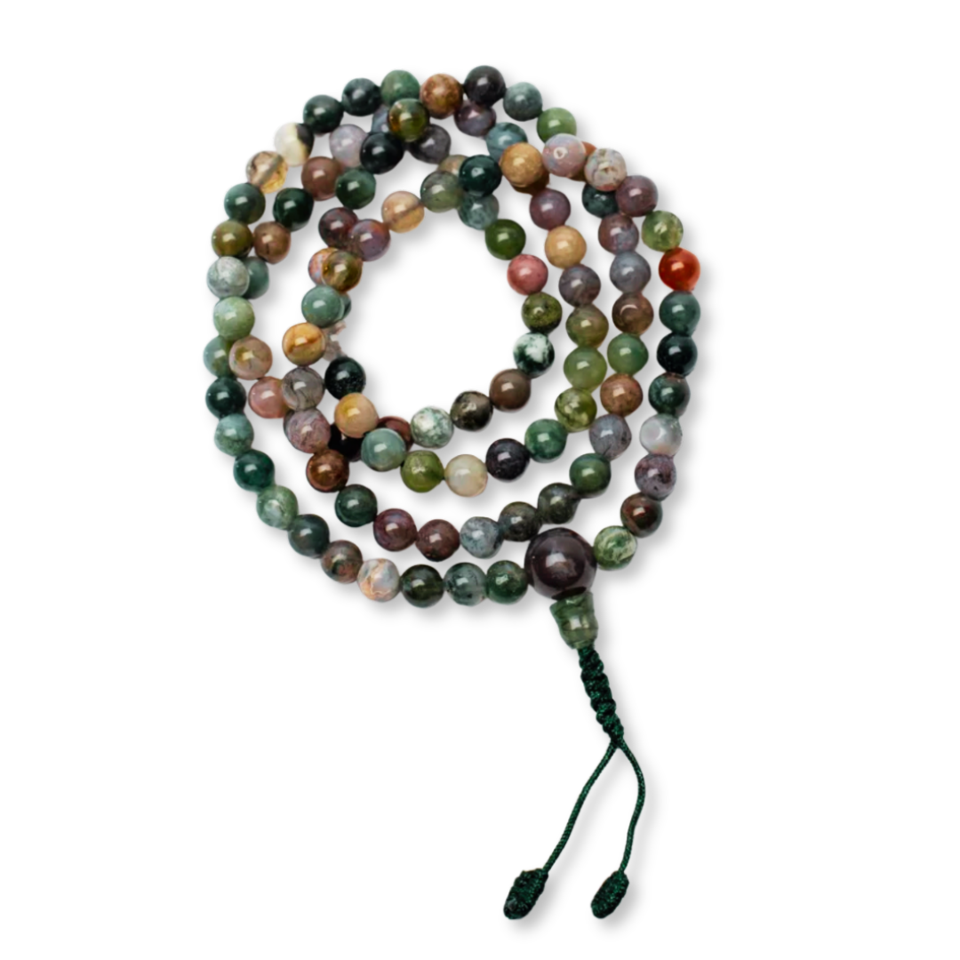Malas sacrés, bénis par le moine tibétain Tenzin Penpa (12 choix de pierre)