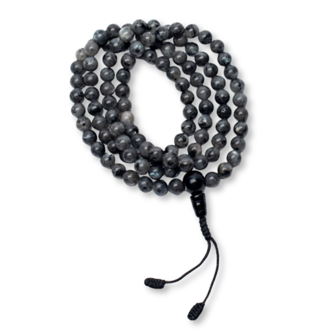 Malas sacrés, bénis par le moine tibétain Tenzin Penpa (12 choix de pierre)