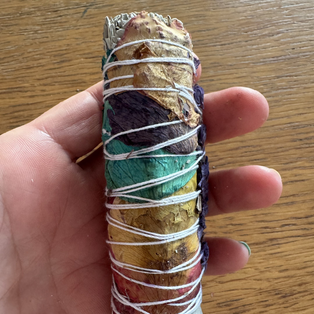 Bâton de Sauge Blanche 7 Chakras — 10 cm