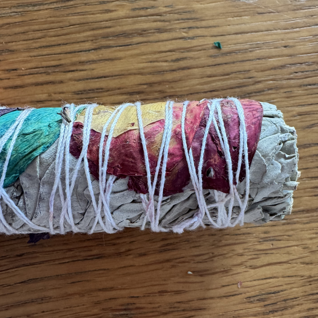 Bâton de Sauge Blanche 7 Chakras — 10 cm