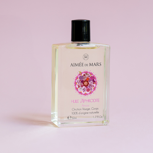 Aphrodite — Huile de Massage Naturelle Visage et Corps 50ml — Aimée de Mars