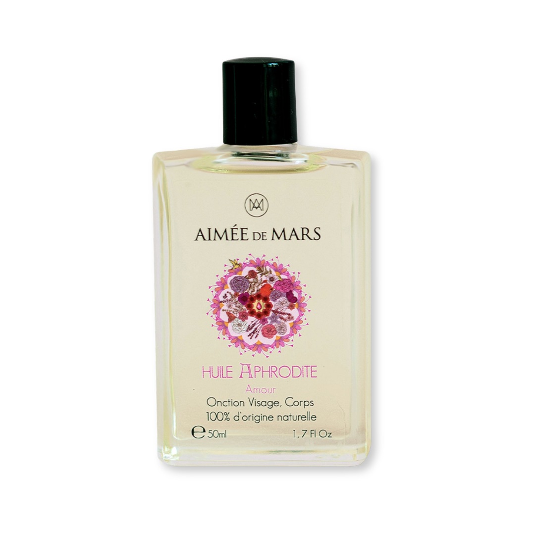 Aphrodite — Huile de Massage Naturelle Visage et Corps 50ml — Aimée de Mars