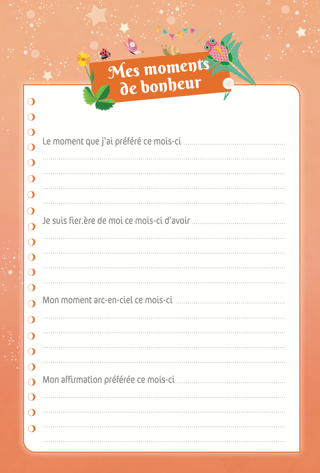 Mon année Arc-en-ciel - Agenda Lilou la Licorne 2024-2025