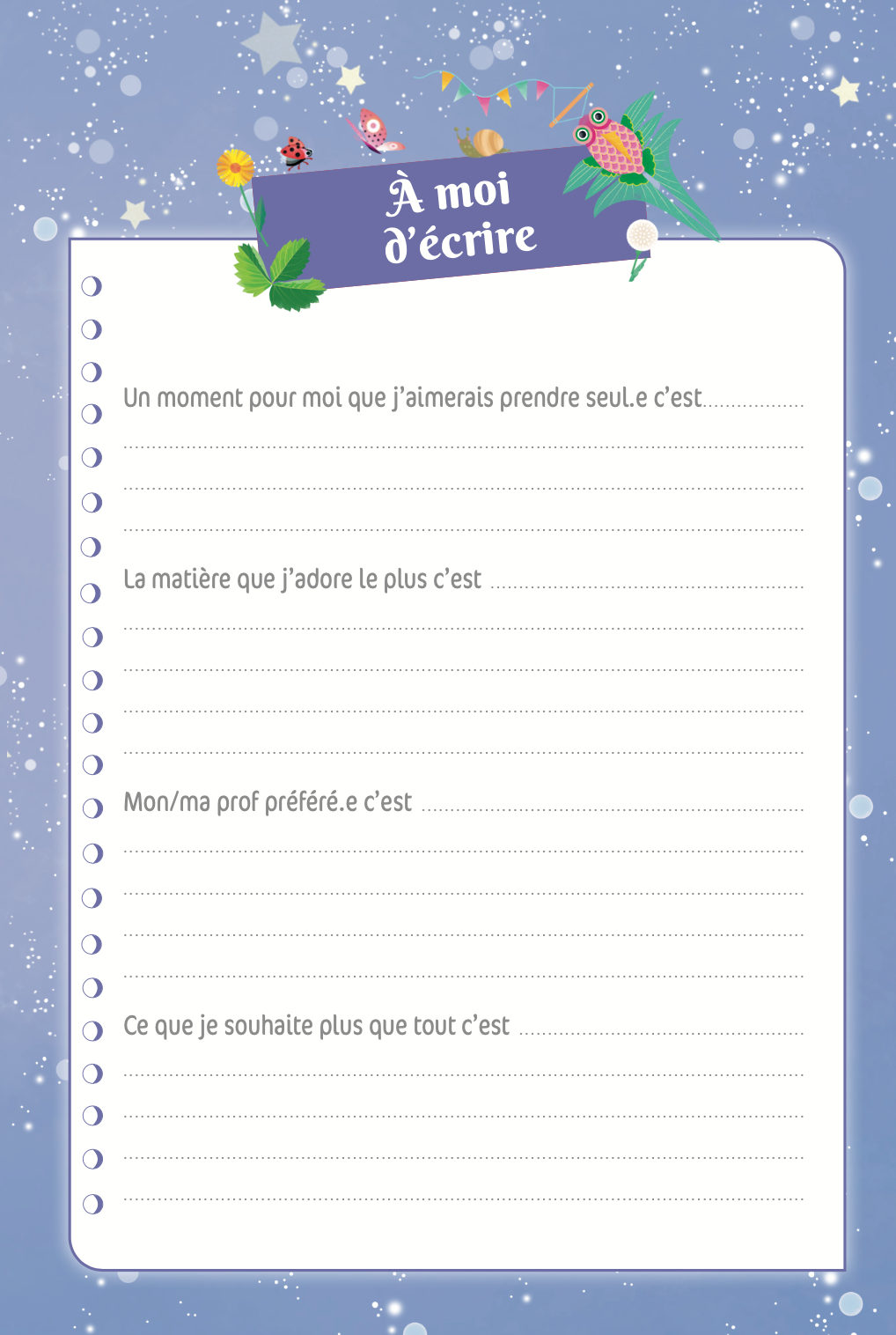 Mon année Arc-en-ciel - Agenda Lilou la Licorne 2024-2025