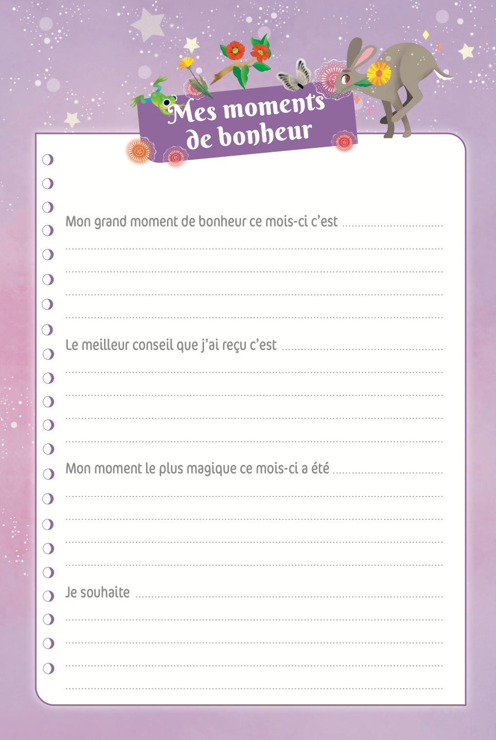 Mon année Arc-en-ciel - Agenda Lilou la Licorne 2024-2025