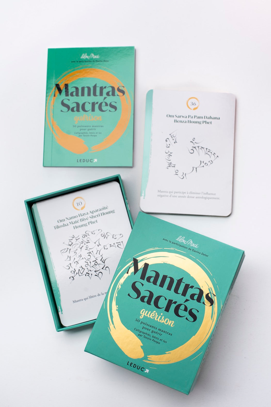 PACK MANTRAS SACRÉS 1 & 2 +🎁 1 mini Agua Florida + 1 pochette OFFERTES