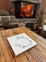 PRÉ-COMMANDE : Mantra de L'ABONDANCE (#27 des Mantras Sacrés) - Tableau calligraphié et béni par Tenzin Penpa