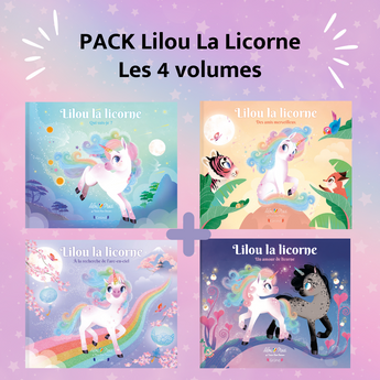 PACK - Lilou La Licorne Volumes 1, 2, 3 et 4