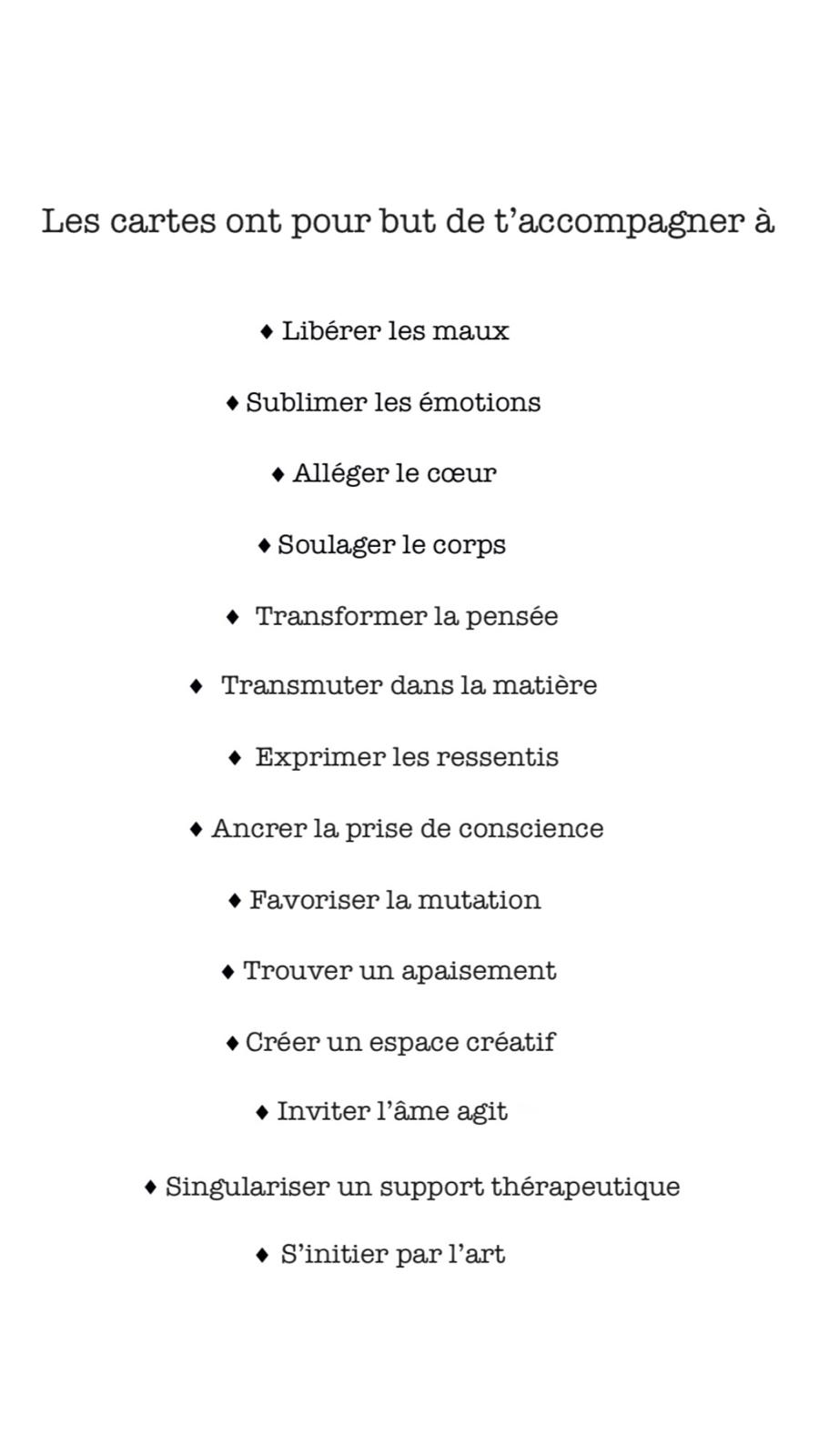 Mes cartes à semer d’actes symboliques - Caroline Derumigny