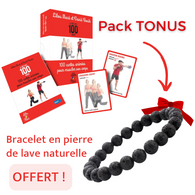 Pack Tonus : Cartes sport + 1 Bracelet Pierre de Lave OFFERT