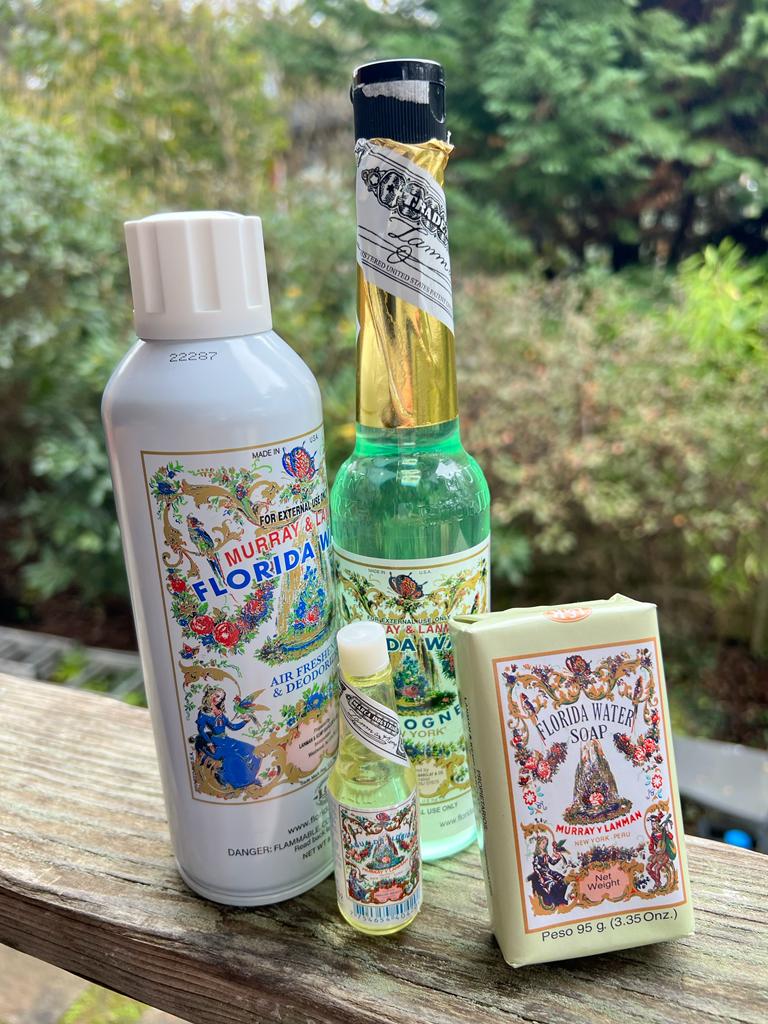 Agua Florida - PACK PÉRU (1 grande bouteille PERU + 1 bouteille PERU 22ml + 1 spray + 1 savon + 🎁2 bâtons Palo Santo offerts)