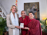 PRÉ-COMMANDE : Mantra de la NOTORIÉTÉ & RENOMMÉE (#12 des Mantras Sacrés) - Tableau calligraphié et béni par Tenzin Penpa