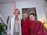 EN-PRÉCOMMANDE : Mantra de la COMPASSION (#6 des Mantras Sacrés) - Tableau calligraphié et béni par Tenzin Penpa