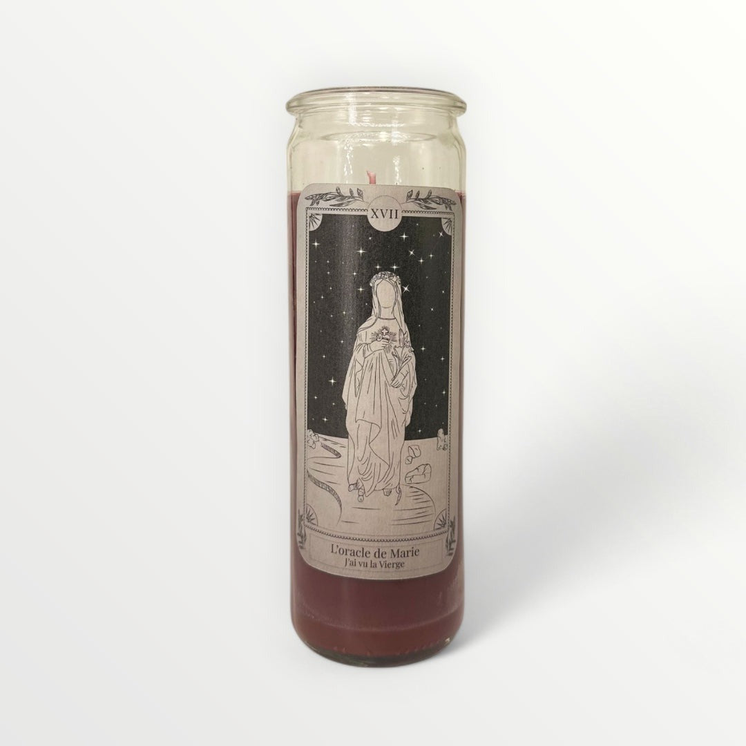 Bougie bijou tarot de la Vierge
