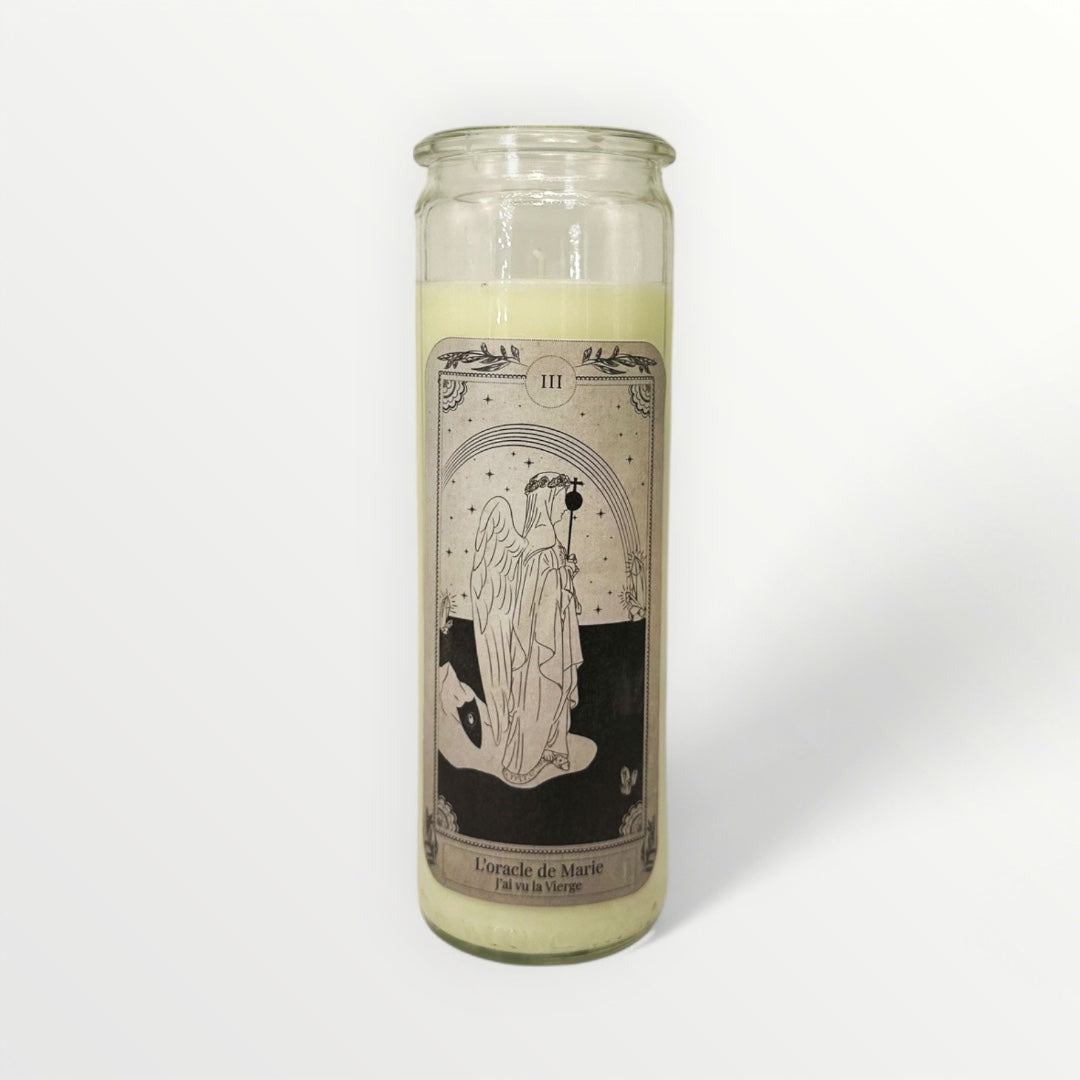 Bougie bijou tarot de la Vierge