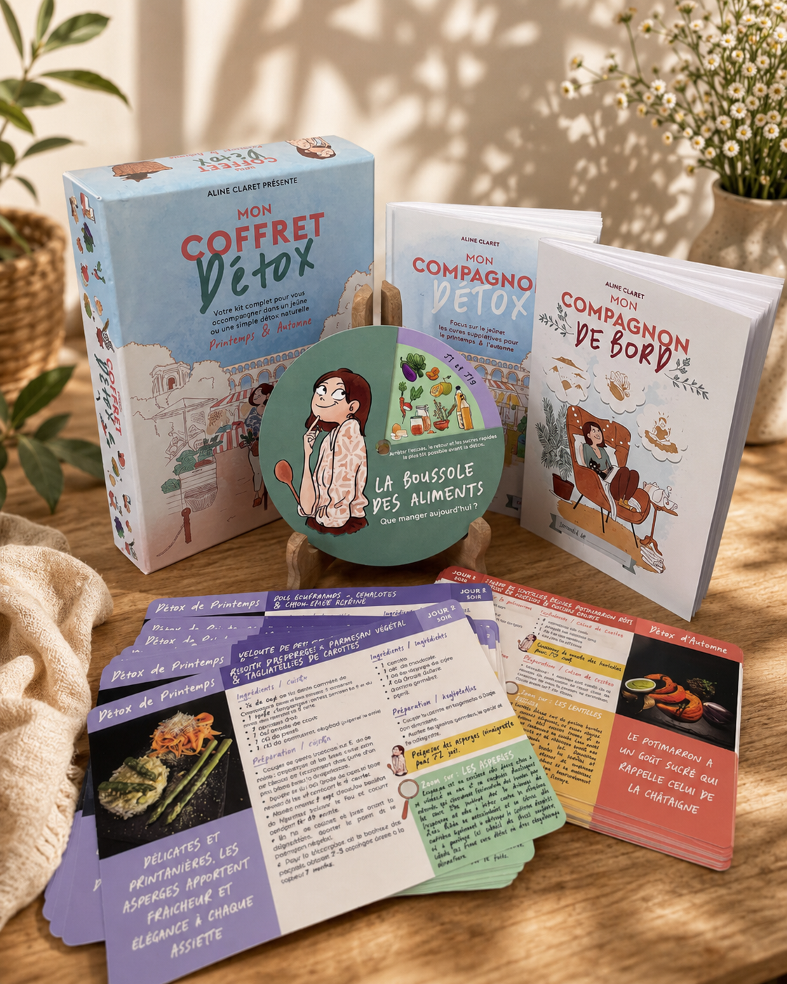 Mon coffret détox : kit complet de jeûne ou détox — Aline Claret