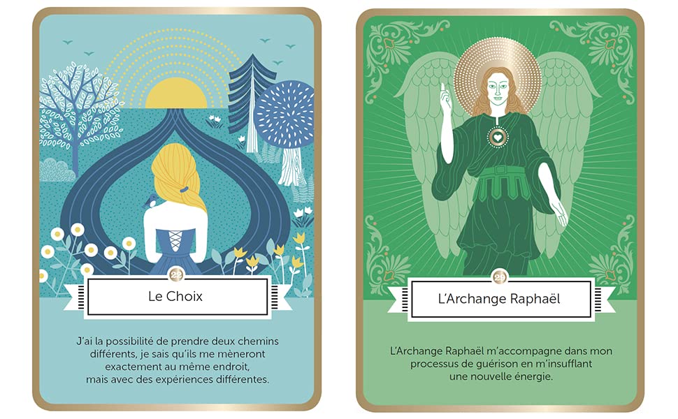 Mon oracle messages des anges (coffret de 42 cartes et livret) - Virginie Robert