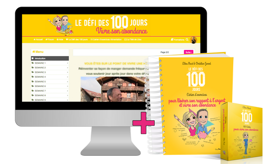 PACK COACHING, CAHIER ET CARTES ARGENT ET ABONDANCE de Lilou Macé et Christian Junod