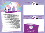 PACK Lilou la licorne : Le livre volume 2 + l'agenda scolaire + 2 cartes magiques OFFERTES