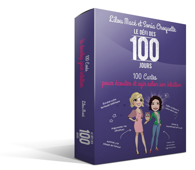 Cartes du défi des 100 jours POUR ÉCOUTER ET AGIR SELON SON INTUITION