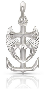MARIE MADELEINE | Pendentif croix de Camargue en ARGENT | LE CODE SOPHIA