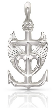 MARIE MADELEINE | Pendentif croix de Camargue en ARGENT | LE CODE SOPHIA