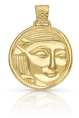 HATHOR | Pendentif FLEUR DE VIE en PLAQUÉ OR | LE CODE SOPHIA