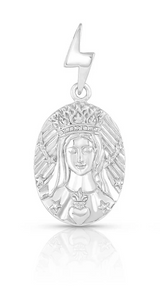 MÈRE MARIE | petit médaillon en ARGENT | LE CODE SOPHIA