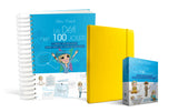 PACK Cahier d'exercices du Défi des 100 jours VIE EXTRAORDINAIRE  + Carnet de notes + 100 cartes VIE EXTRAORDINAIRE