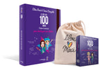 PACK Cahier d'exercices du Défi des 100 jours pour DÉVELOPPER SON INTUITION  + 100 cartes intuition + POCHETTE CADEAU