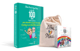 PACK Cahier d'exercices du Défi des 100 jours Alimentation Consciente  + 100 cartes Arc-en-ciel + POCHETTE CADEAU