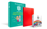 PACK Cahier d'exercices du Défi des 100 jours Alimentation Consciente  + Carnet de notes + 100 cartes Arc-en-ciel