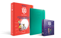 PACK Cahier d'exercices du Défi des 100 jours pour TROUVER SA MISSION DE VIE  + Carnet de notes + 100 cartes intuition
